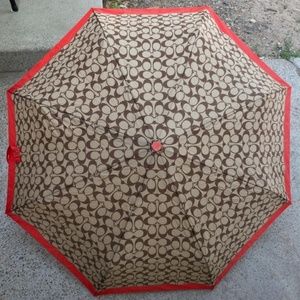 Coach Signature Print Umbrella✨